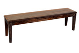 Porter Designs Sonora Solid Sheesham Wood Natural Dining Bench Gray 07-116-13-802M