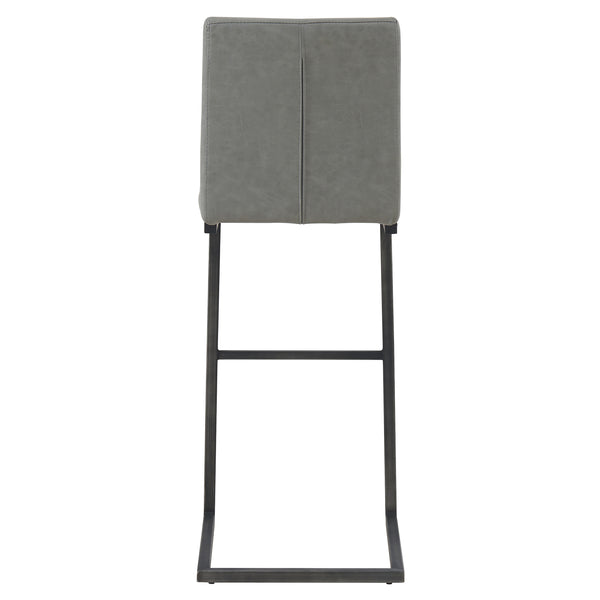 Ronan Vintage Industrial Leatherette Bar Stools - Set of 2 with Chic Tufting & Durable Design