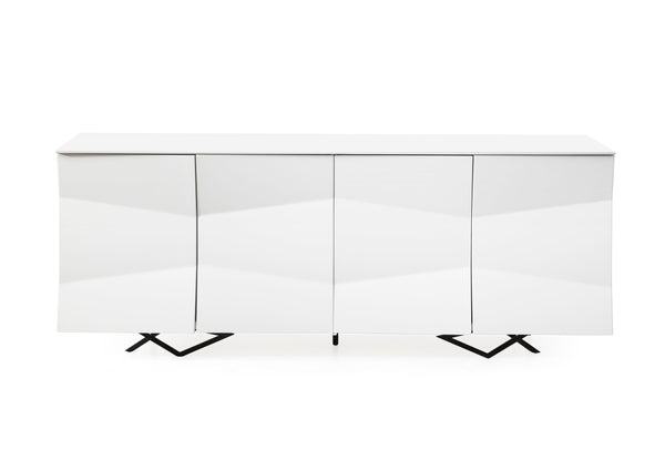 VIG Furniture Modrest Ely - Modern White High Gloss Buffet VGVCG1829-BUF