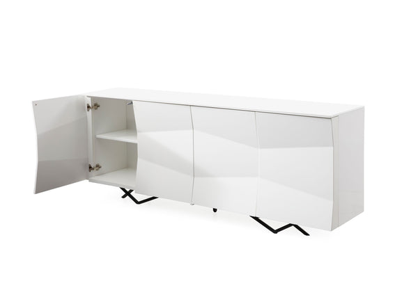 VIG Furniture Modrest Ely - Modern White High Gloss Buffet VGVCG1829-BUF