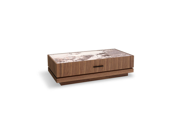 VIG Furniture Nova Domus Bailey- Modern Walnut Rectangular Coffee Table VGHB-EM112A-W