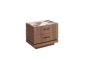 VIG Furniture Nova Domus Bailey- Modern Walnut Nightstand VGHB-EM112U-W