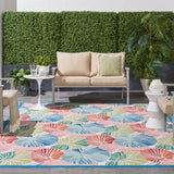 Nourison Waverly Sun N' Shade SND87 Outdoor Machine Made Power-loomed Indoor/outdoor Area Rug Multicolor 10' x 13' 99446853769