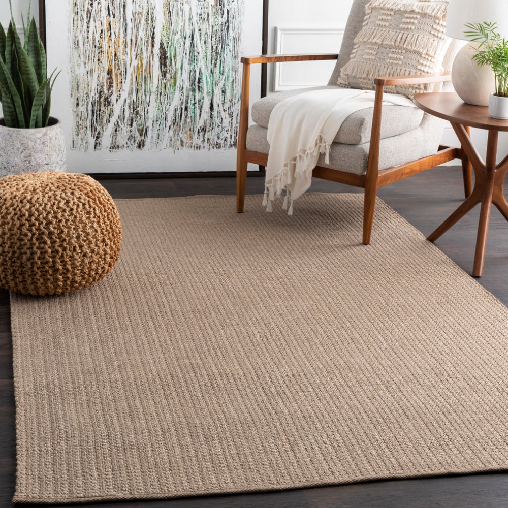 Ember EMB-1006 Modern Polypropylene Rug EMB1006-5378 Camel 100% Polypropylene 5'3" x 7'8"