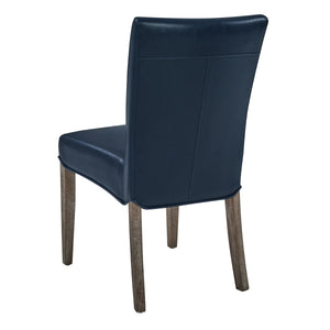 Beverly Hills Bonded Leather Dining Chairs - Set of 2, Chic Design, Easy to Clean, Fully Assembled