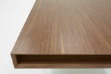 VIG Furniture Modrest Encino Modern Walnut & Glass Dining Table VGCNCP1712D-200100-V36F-P2