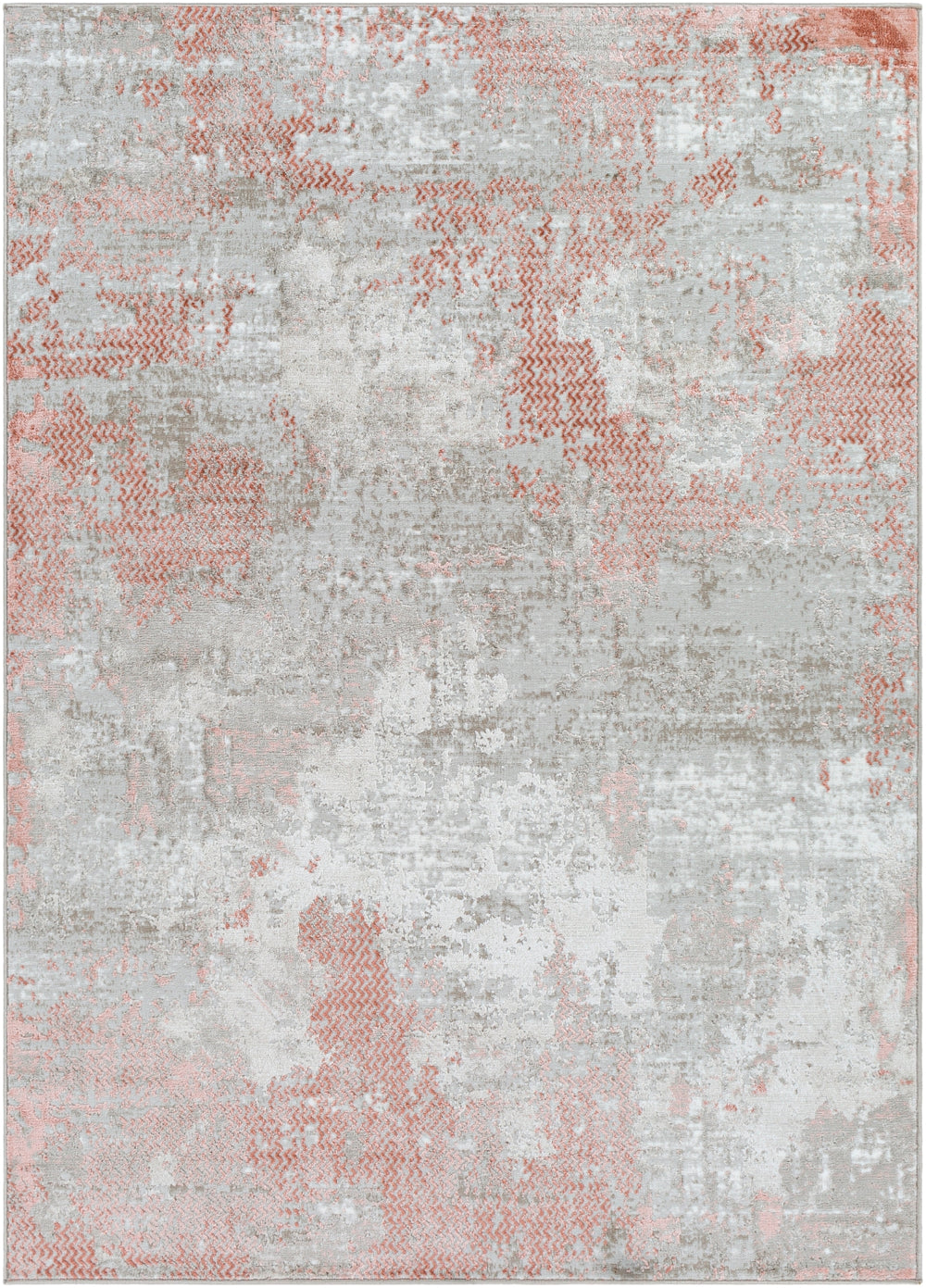 Enfield ENF-2316 Modern Polypropylene, Polyester Rug ENF2316-81012 Burnt Orange, Coral, Tan, Beige, Cream 60% Polypropylene, 40% Polyester 8'10" x 12'