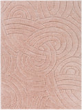 Elenor ENR-2311 Modern Polyester Rug ENR2311-71010 Pale Pink 100% Polyester 7'10" x 10'