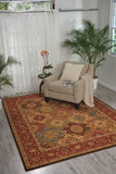 Nourison Living Treasures LI03 Persian Machine Made Loomed Indoor only Area Rug Multicolor 8'3" x 11'3" 99446676672