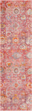 Ephesians EPC-2301 Traditional Polyester Rug EPC2301-279 Pale Pink, Rose, Saffron, Burnt Orange, Medium Gray, Silver Gray, Aqua, Cream, Beige, Black 100% Polyester 2'7" x 9'