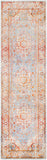 Ephesians EPC-2303 Traditional Polyester Rug EPC2303-279 Burnt Orange, Saffron, Rose, Cream, Beige, Medium Gray, Silver Gray, Pale Pink, Black 100% Polyester 2'7" x 9'