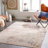 Ephesians EPC-2352 Modern Polyester Rug EPC2352-81013 Cream, Khaki, Light Gray, Mustard, Burnt Orange, Bright Blue, Dark Blue, Wheat, Dark Brown, Rose 100% Polyester 8'10" x 13'