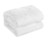 Daya White Queen 4pc Duvet Set