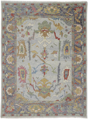 Karina 6794F Wool Hand-Knotted Oushak Rug