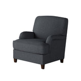 Fusion 01-02-C Transitional Accent Chair 01-02-C Truth or Dare Navy Accent Chair