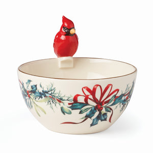 Winter Greetings Cardinal Bowl - Set of 4
