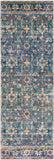 Erin ERN-2302 Traditional Microfiber Rug ERN2302-2676 Denim, Teal, Navy, Sage, Beige, Olive, Rust, Tan, Wheat, Taupe 100% Microfiber 2'6" x 7'6"