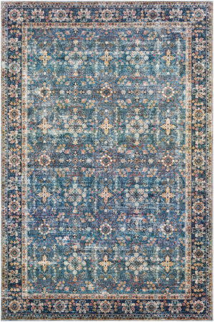 Erin ERN-2302 Traditional Microfiber Rug ERN2302-81012 Denim, Teal, Navy, Sage, Beige, Olive, Rust, Tan, Wheat, Taupe 100% Microfiber 8'6" x 11'6"