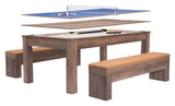 Zuo Modern Bonkers 100% Polyester, MDF, PVC Modern Commercial Grade Pool Table Brown 100% Polyester, MDF, PVC