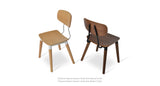 Esedra Set: Esedra Dining and One Natural and One Walnut Chair