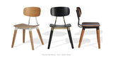 Esedra Contemporary Chair: Elegant Design in Durable Materials for Home & Commercial Spaces