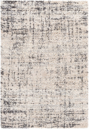 Eskimo Shag ESG-2300 Modern Polypropylene Rug ESG2300-679 Charcoal, Beige, Light Gray, Cream 100% Polypropylene 6'7" x 9'