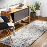 Eskimo Shag ESG-2300 Modern Polypropylene Rug ESG2300-2773 Charcoal, Beige, Light Gray, Cream 100% Polypropylene 2'7" x 7'3"