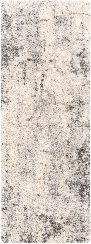 Eskimo Shag ESG-2304 Modern Polypropylene Rug ESG2304-2773 Light Gray, Beige, Cream, Charcoal 100% Polypropylene 2'7" x 7'3"