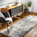 Eskimo Shag ESG-2304 Modern Polypropylene Rug ESG2304-2773 Light Gray, Beige, Cream, Charcoal 100% Polypropylene 2'7" x 7'3"