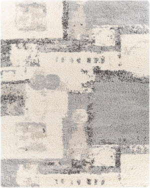 Eskimo Shag ESG-2308 Modern Polypropylene Rug ESG2308-71010 Charcoal, Light Gray, Beige, Cream 100% Polypropylene 7'10" x 10'