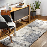 Eskimo Shag ESG-2308 Modern Polypropylene Rug ESG2308-2773 Charcoal, Light Gray, Beige, Cream 100% Polypropylene 2'7" x 7'3"