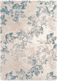 Eskimo Shag ESG-2309 Modern Polypropylene Rug ESG2309-679 Aqua, Beige, Light Gray, Cream 100% Polypropylene 6'7" x 9'