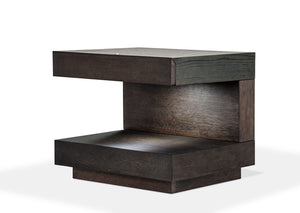 VIG Furniture Modrest Esso Modern Brown Oak Nightstand VGWCC521B-OAK