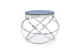 VIG Furniture Modrest Tulare Contemporary Smoked Glass End Table VGVCET829