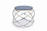 VIG Furniture Modrest Tulare Contemporary Smoked Glass End Table VGVCET829