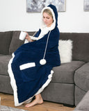 Nava Navy Hooded Snuggie