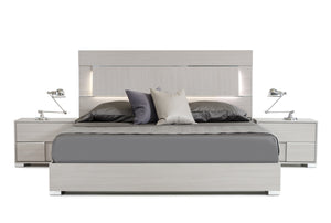 VIG Furniture Modrest Ethan Italian Modern Grey Bed VGACETHAN-BED