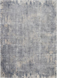 Nourison Rustic Textures RUS06 Painterly Machine Made Power-loomed Indoor Area Rug Grey/Beige 7'10" x 10'6" 99446462312