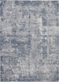 Nourison Rustic Textures RUS05 Painterly Machine Made Power-loomed Indoor Area Rug Grey 7'10" x 10'6" 99446462145