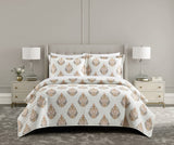 Chic Home Breana Quilt Set Taupe Queen