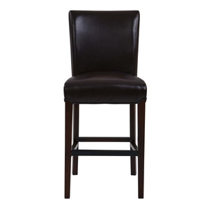 Milton Counter Stool - Elegant Bonded Leather Design with Sturdy Birch Frame and Contemporary Style