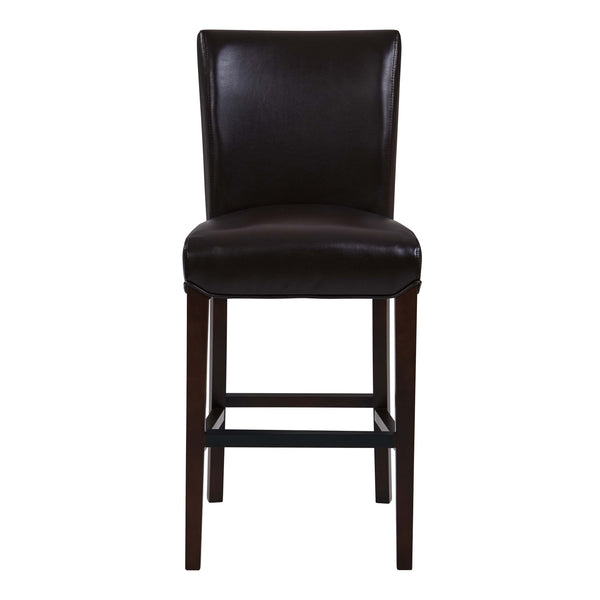 Milton Counter Stool - Elegant Bonded Leather Design with Sturdy Birch Frame and Contemporary Style