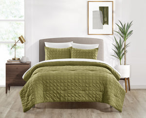 Jessa Green Twin 5pc Comforter Set