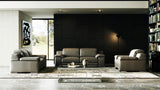 VIG Furniture Estro Salotti Evergreen Modern Stone Grey Italian Leather Sofa Set VGNT-EVERGREEN-SGRY VGNT-EVERGREEN-SGRY