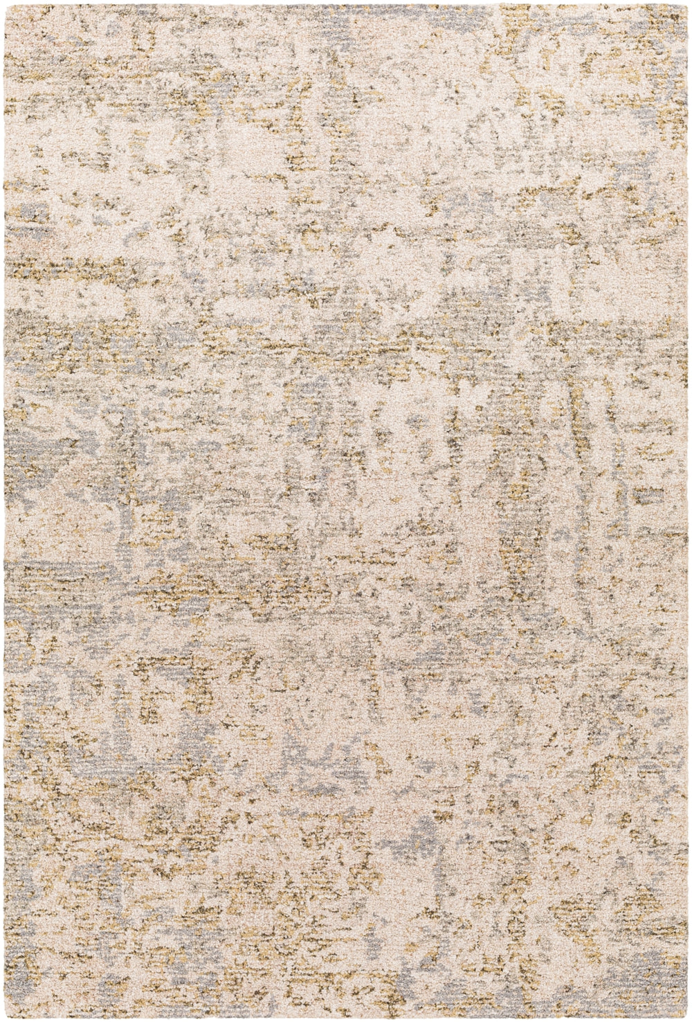 Evoke EVK-2301 Modern Wool, Viscose Rug EVK2301-81012 Tan, Charcoal, Medium Gray, Beige, Cream 65% Wool, 35% Viscose 8'10" x 12'