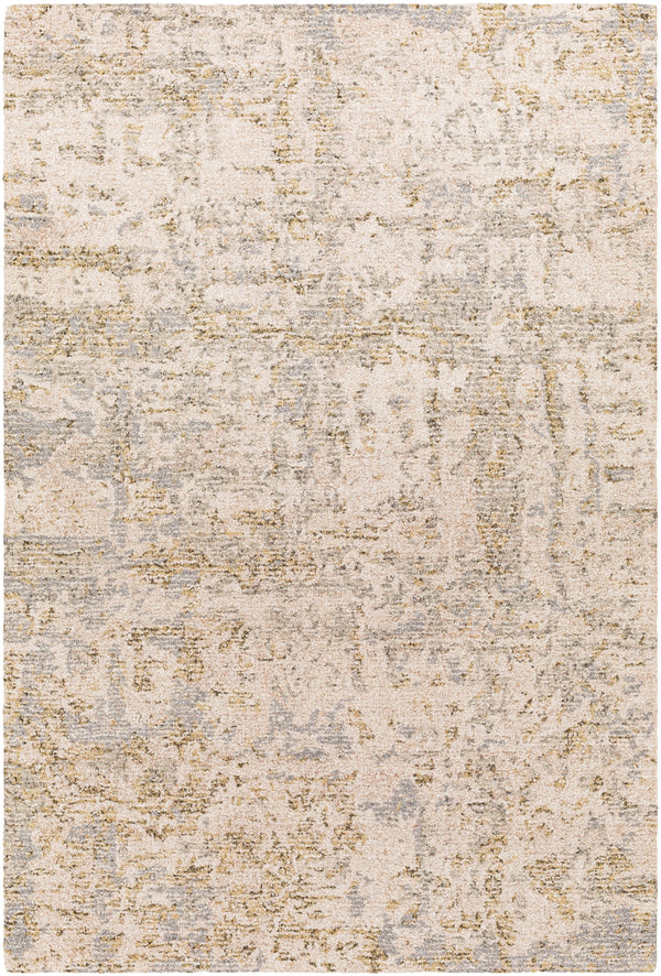 Evoke EVK-2301 Modern Wool, Viscose Rug EVK2301-81012 Tan, Charcoal, Medium Gray, Beige, Cream 65% Wool, 35% Viscose 8'10" x 12'