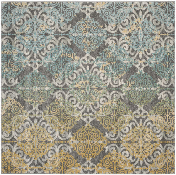 Safavieh Evoke 230 Power Loomed 66% Polypropylene 27% Jute 5% Polyester 2% Cotton Rug EVK230D-5SQ