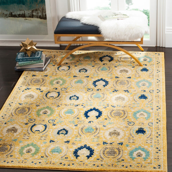 Safavieh Evoke 251 Power Loomed 66% Polypropylene 27% Jute 5% Polyester 2% Cotton Rug EVK251B-4