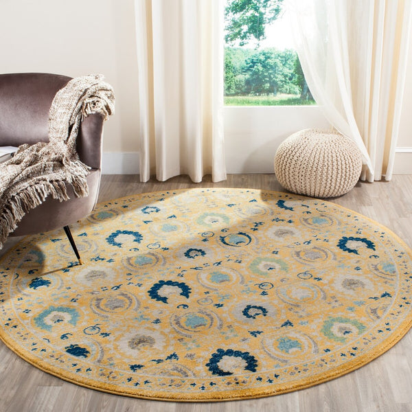 Safavieh Evoke 251 Power Loomed 66% Polypropylene 27% Jute 5% Polyester 2% Cotton Rug EVK251B-4