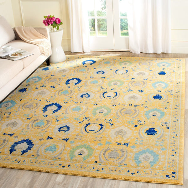 Safavieh Evoke 251 Power Loomed 66% Polypropylene 27% Jute 5% Polyester 2% Cotton Rug EVK251B-4